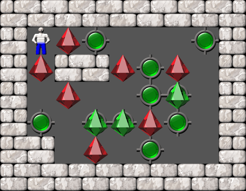 Сокобан More Bugs collections уровень 87